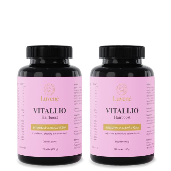 Vlasová výživa Vitallio Hairboost - balenie 2 kusov