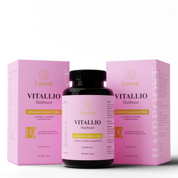 Vlasová výživa Vitallio Hairboost - balenie 2 kusov